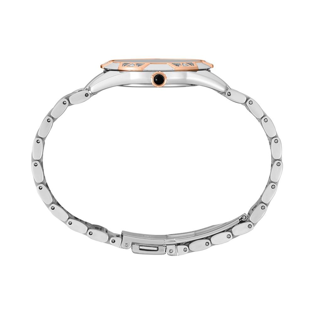 Women's Diamond (1/6 ct. t.w.) Stainless Steel Bracelet Watch 33mm商品第2张图片规格展示