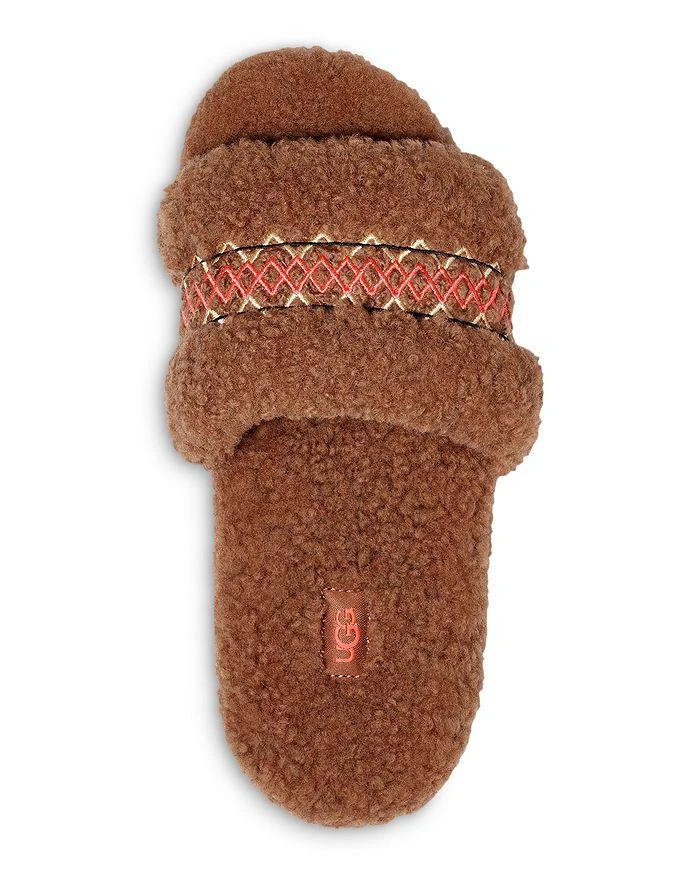 商品UGG|Women's Cozetta Braid Slip On Cozy Slide Sandals,价格¥501,第3张图片详细描述