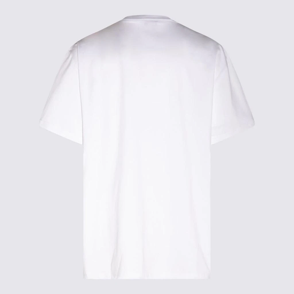 商品Alexander McQueen|ALEXANDER MCQUEEN WHITE WATERCOLOUR GRAFFITI COTTON T-SHIRT,价格¥1675,第2张图片详细描述