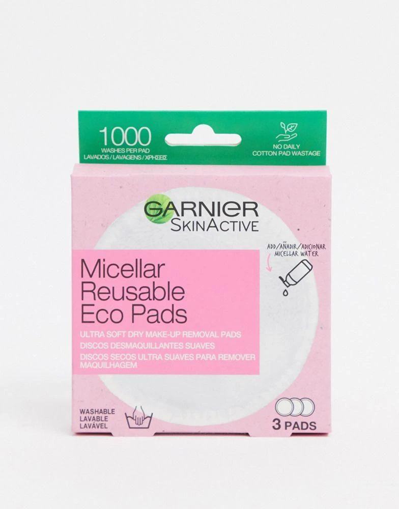 商品Garnier|Garnier Reusable Make-up Remover Pads (3 Large Microfibre Pads),价格¥93,第1张图片