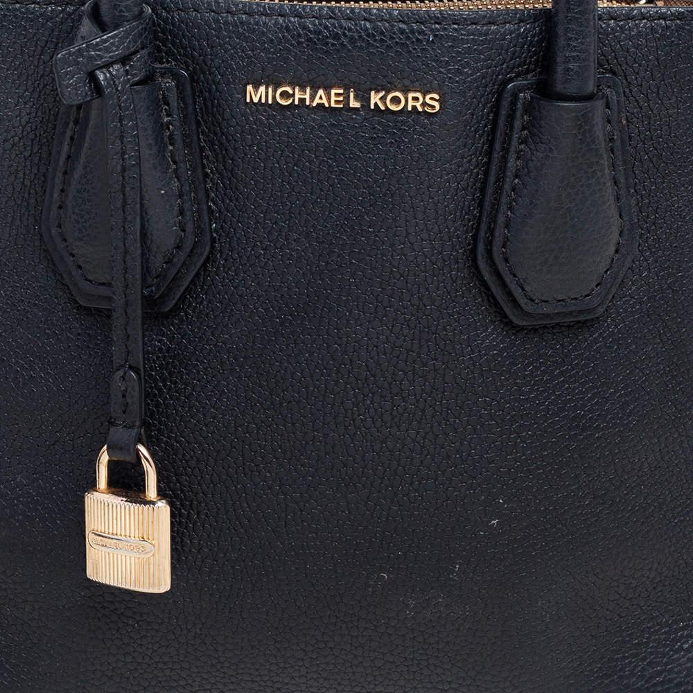 商品[二手商品] Michael Kors|Michael Kors Black Leather Mini Mercer Tote,价格¥855,第7张图片详细描述