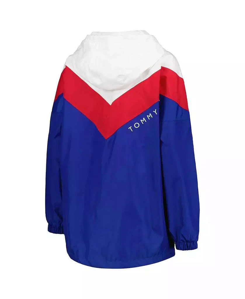 商品Tommy Hilfiger|Women's White, Red Buffalo Bills Staci Half-Zip Hoodie Windbreaker Jacket,价格¥1003,第3张图片详细描述