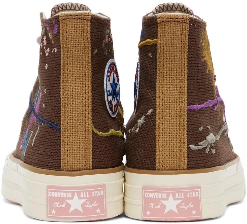 商品Converse|Brown Bandulu Edition Chuck 70 High Sneakers,价格¥903,第4张图片详细描述