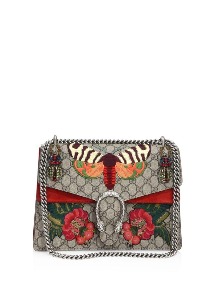 商品Gucci|Medium Dionysus Butterfly-Embroidered Chain Shoulder Bag,价格¥32995,第1张图片