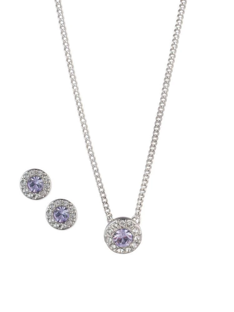 商品Givenchy|Round Pavé Earrings and Necklace Set,价格¥183,第1张图片