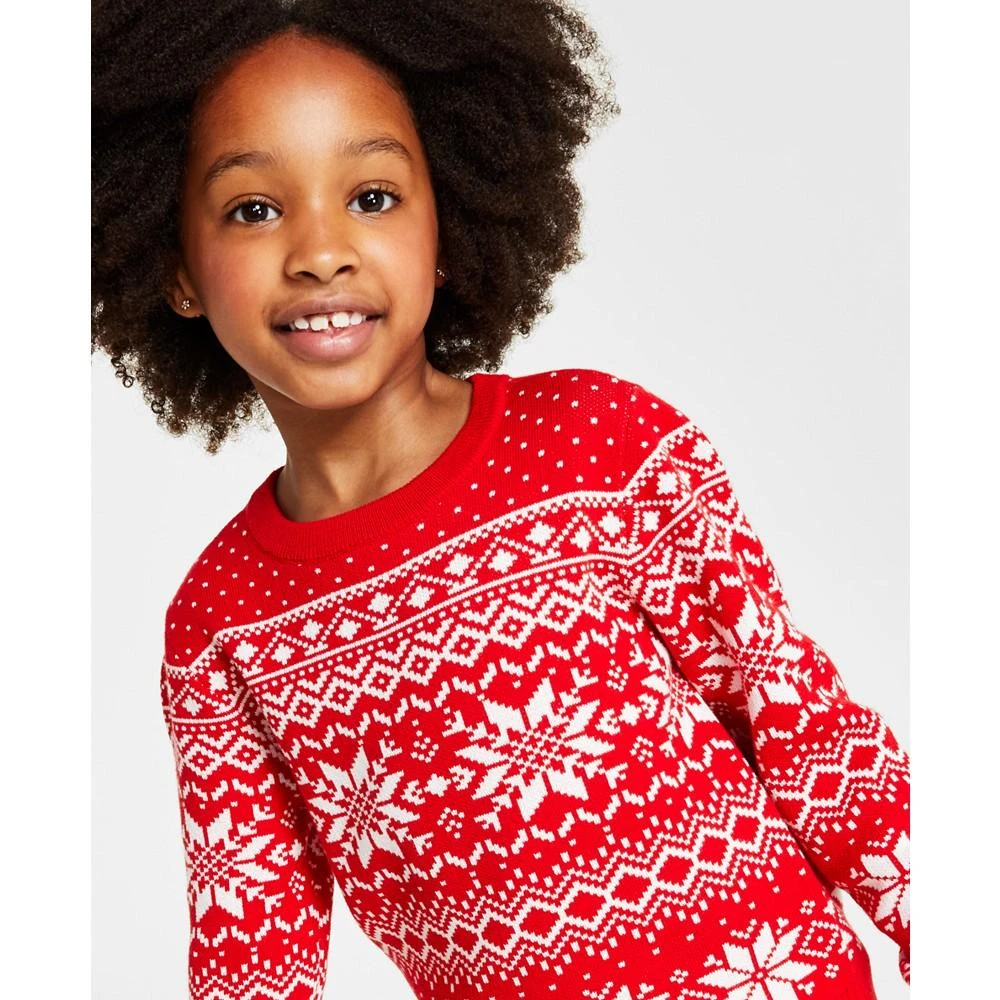 商品Charter Club|Holiday Lane Little Girls Festive Fair Isle Sweater, Created for Macy's,价格¥46,第3张图片详细描述