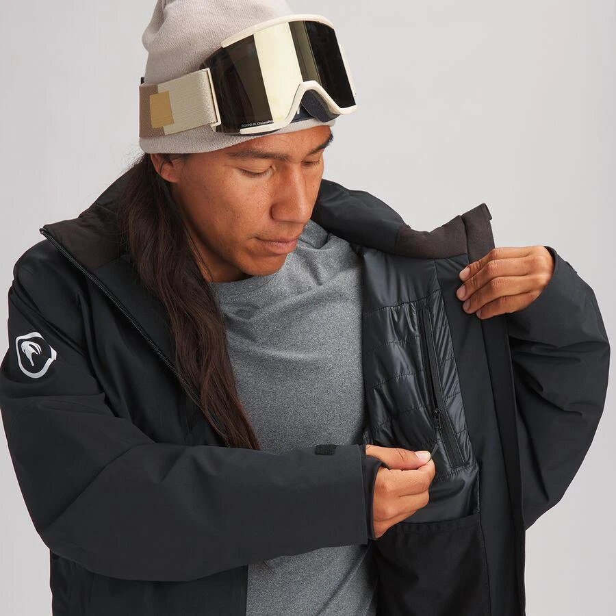 商品Backcountry|Powder Ridge Stretch Insulated Ski Jacket - Men's,价格¥1243,第3张图片详细描述