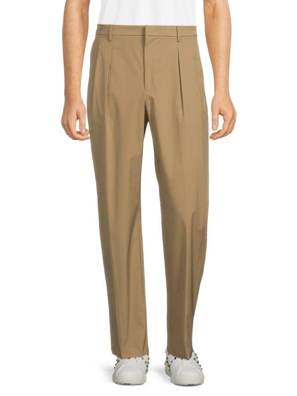 商品Valentino|Solid Pleated Pants,价格¥2172,第1张图片