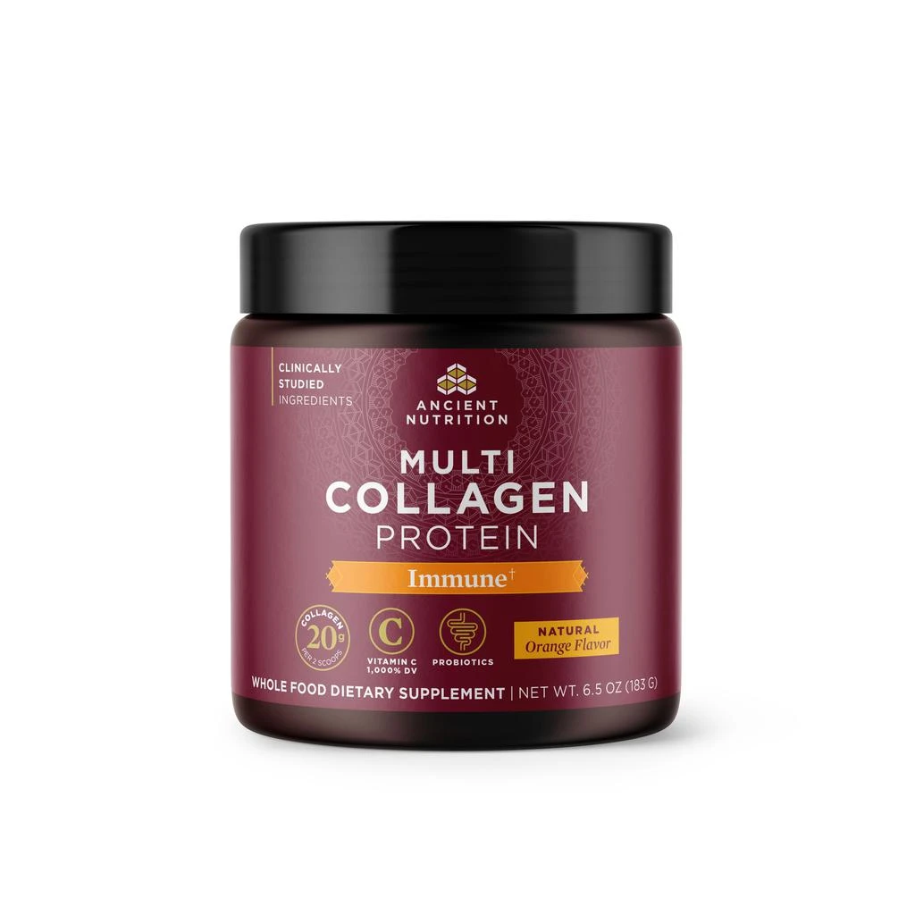 商品Ancient Nutrition|Multi Collagen Protein Immune | Powder (15 Servings),价格¥266,第1张图片