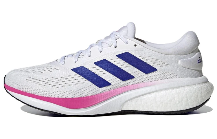 商品[国内直发] Adidas|adidas Supernova 2 舒适柔软 织物减震防滑耐磨透气轻便 低帮 休闲跑步鞋 男款 白蓝粉,价格¥485,第1张图片
