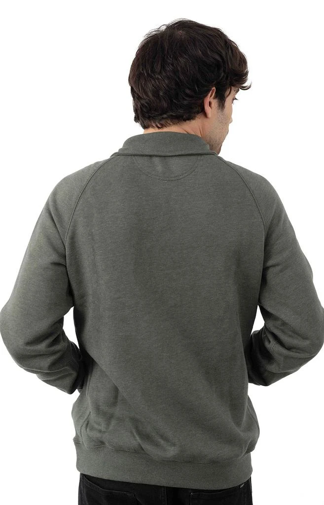 商品Carhartt|(104475) Midweight 1/4 Zip Pocket Sweatshirt - Moss Heather ,价格¥206,第3张图片详细描述