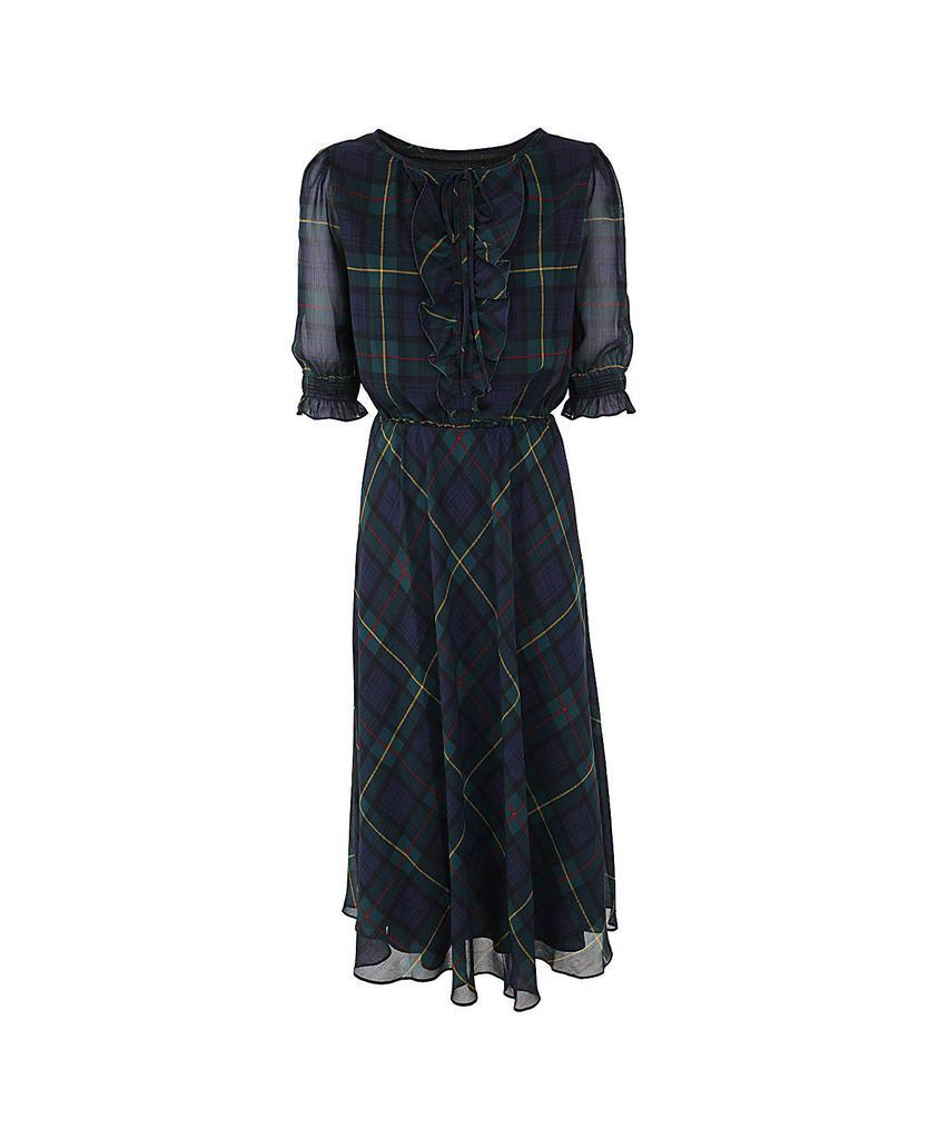 商品Ralph Lauren|Chifann Elbow Sleeve Day Dress,价格¥2376,第1张图片