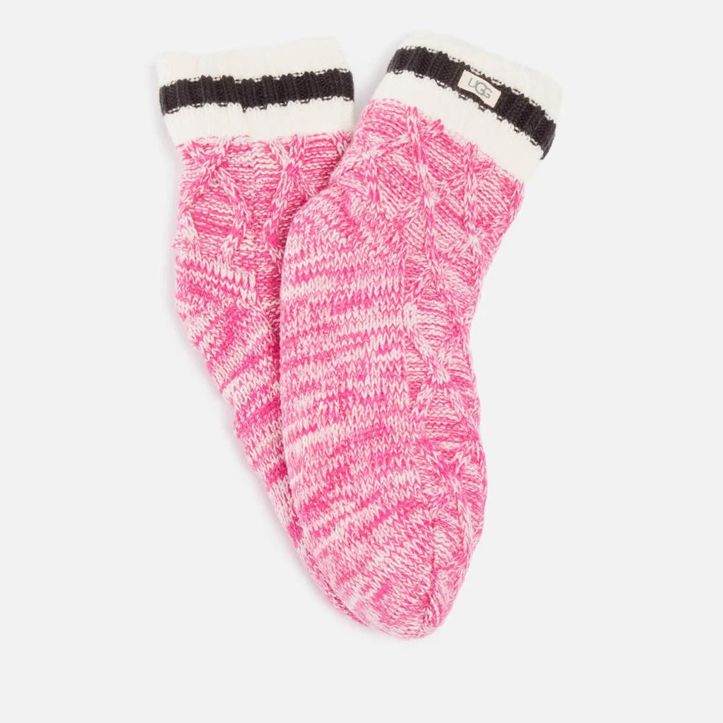 商品UGG|UGG Deedee Fleece Lined Knit Quarter Socks,价格¥295,第1张图片