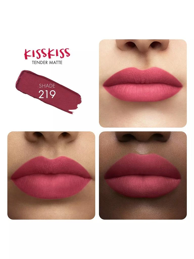 商品Guerlain|Kisskiss Tender 16H Comfort Lightweight Luminous Matte Lipstick,价格¥338,第2张图片详细描述