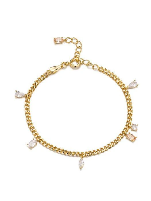商品LE MASQUE|Gemstone Bracelet Gold,价格¥431,第3张图片详细描述