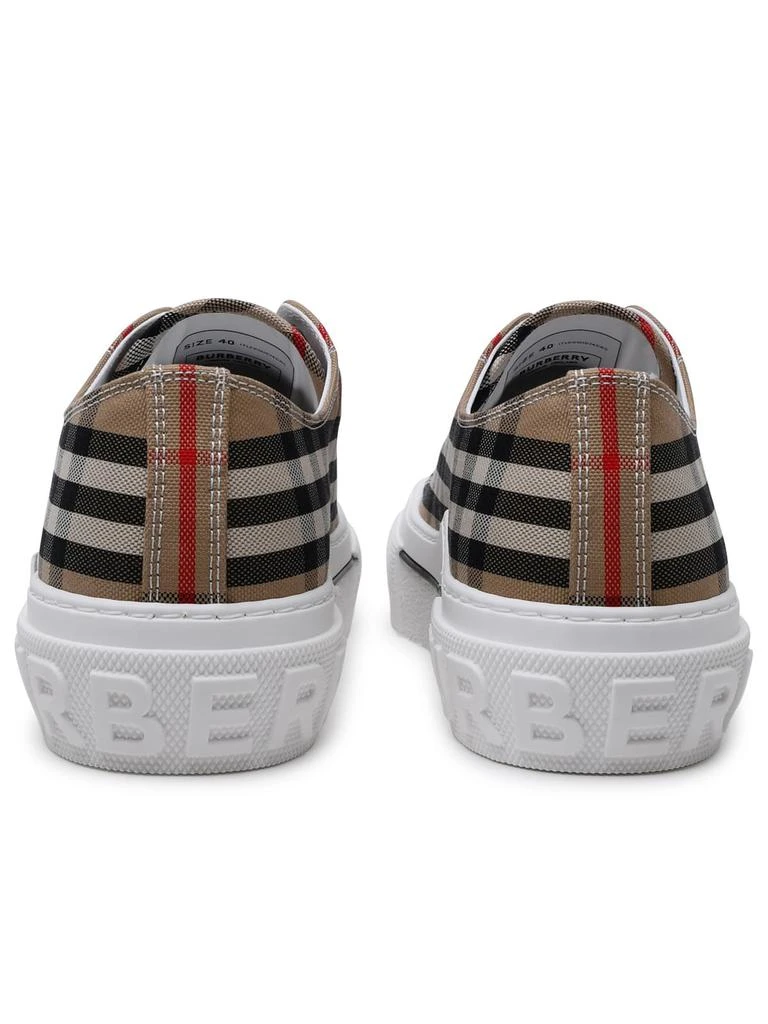 商品Burberry|Beige Cotton Jack Sneakers,价格¥4305,第4张图片详细描述