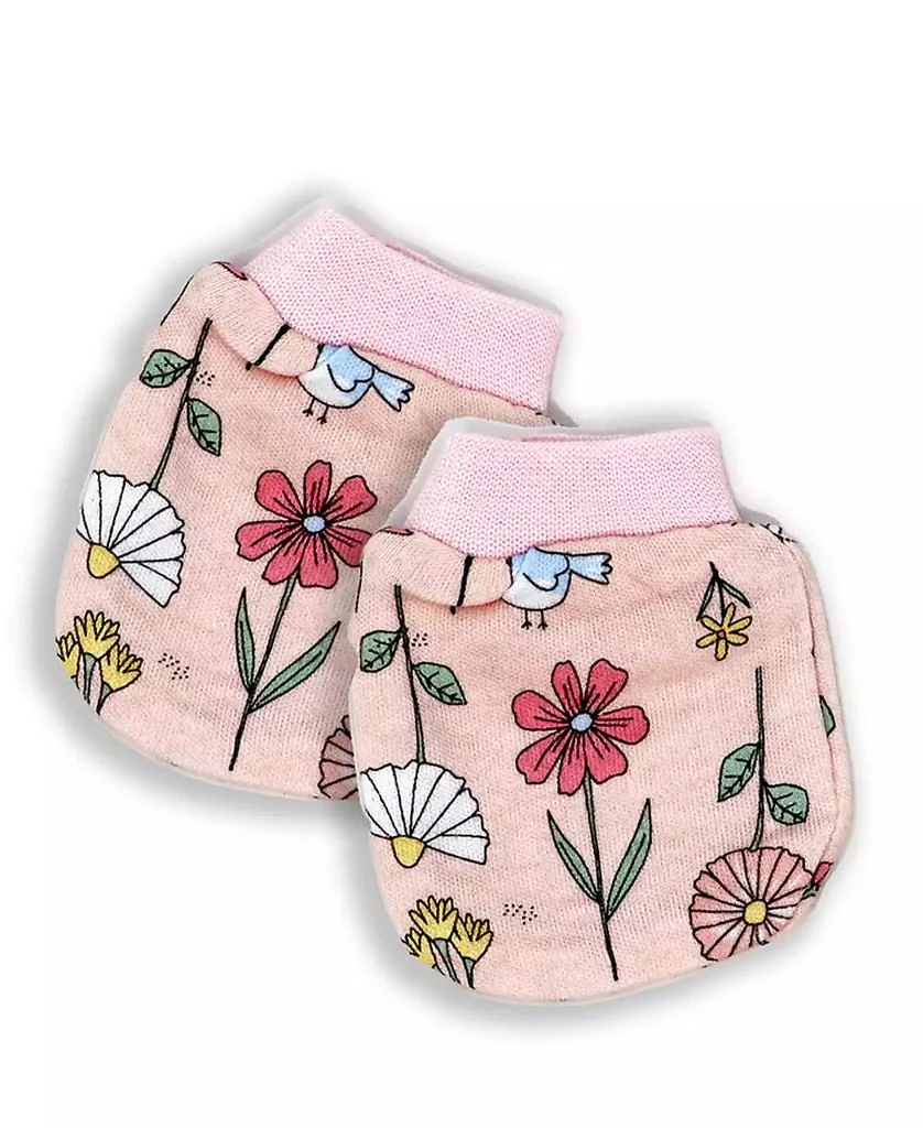 Baby Girls Birdy Floral Layette Gift in Mesh Bag, 5 Piece Set 商品