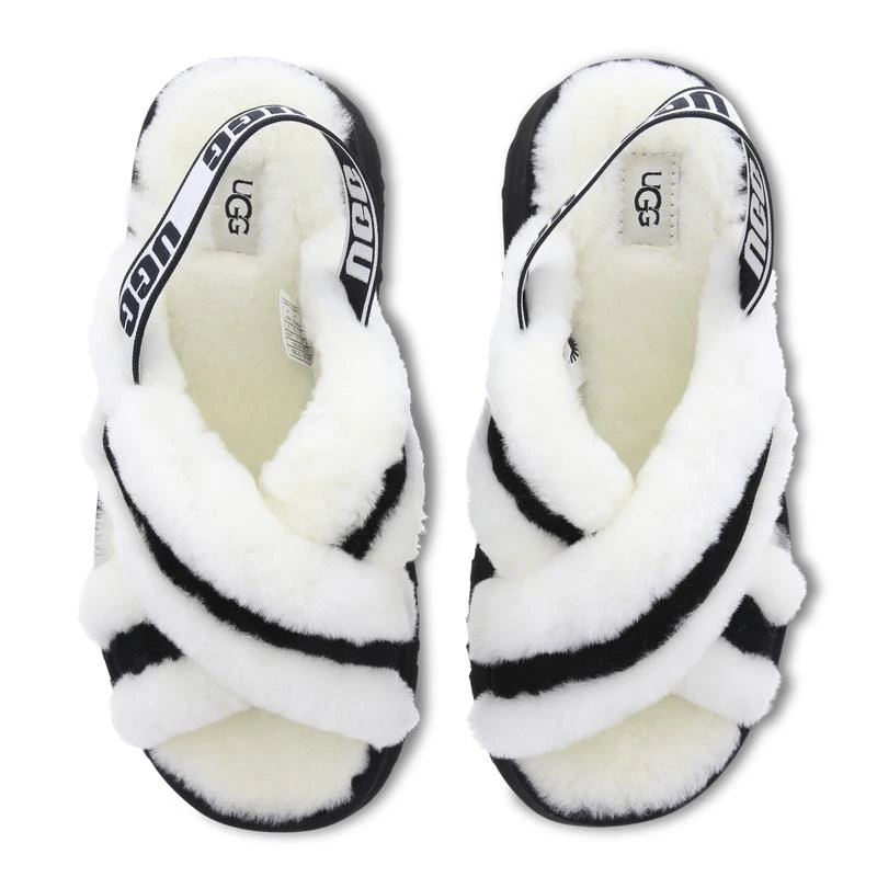 商品UGG|UGG Disco Cross Slide - Women Shoes,价格¥535,第5张图片详细描述