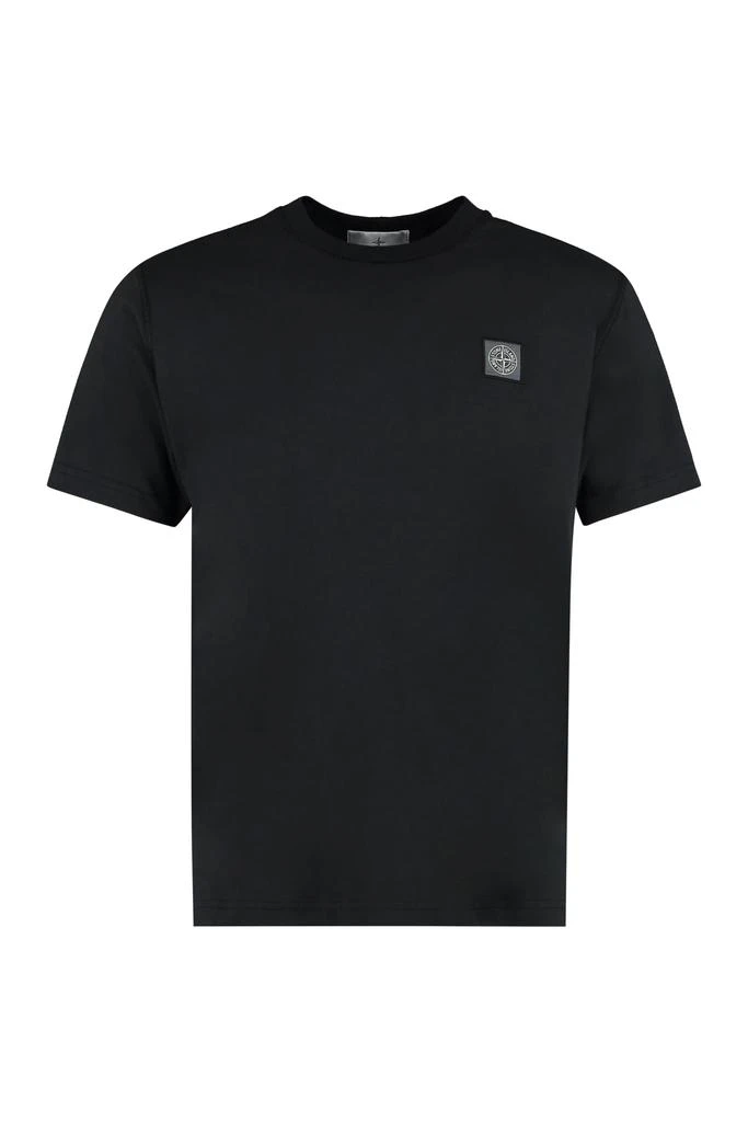 商品Stone Island|Stone Island Logo Cotton T-shirt,价格¥1539,第1张图片