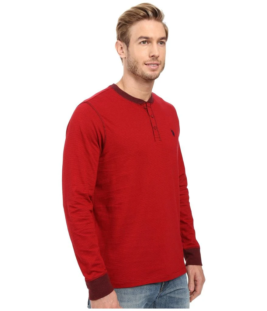 商品U.S. POLO ASSN.|Long Sleeve Henley Pullover,价格¥127,第4张图片详细描述