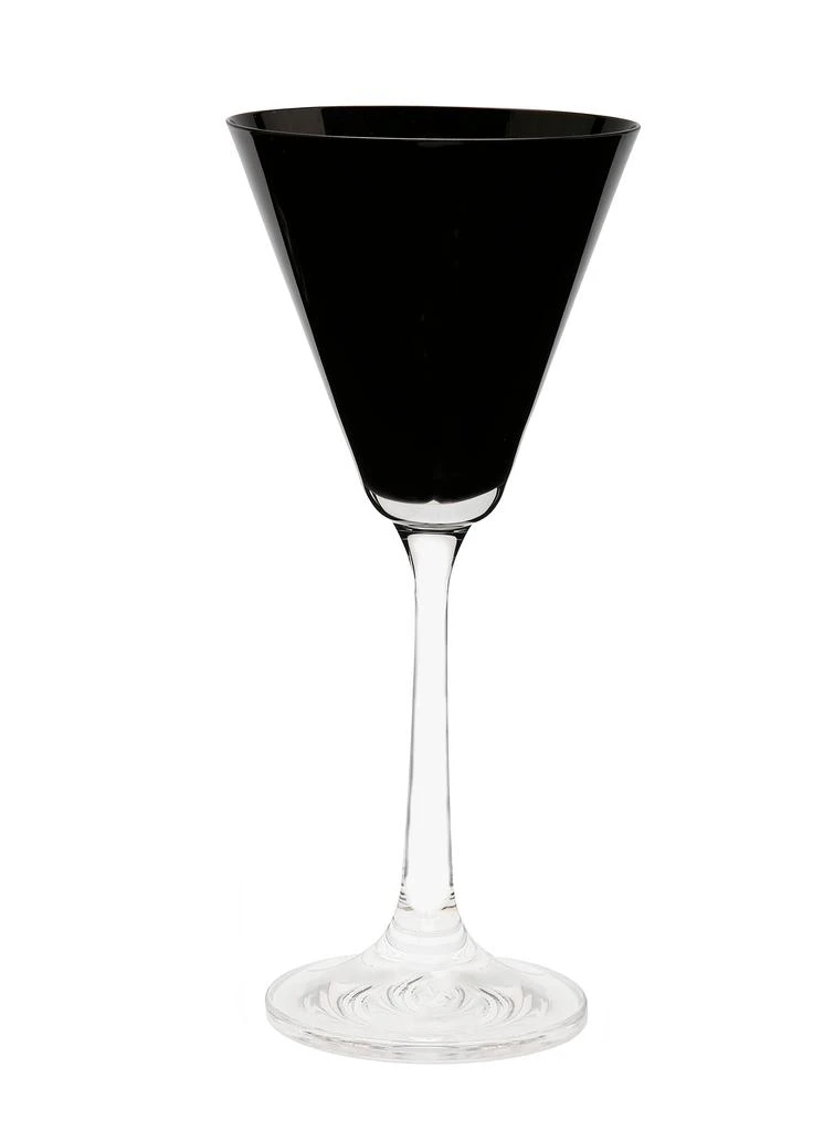 商品Classic Touch Decor|Set of 6 V-Shaped Black Shot Glasses with Clear Stem,价格¥545,第1张图片