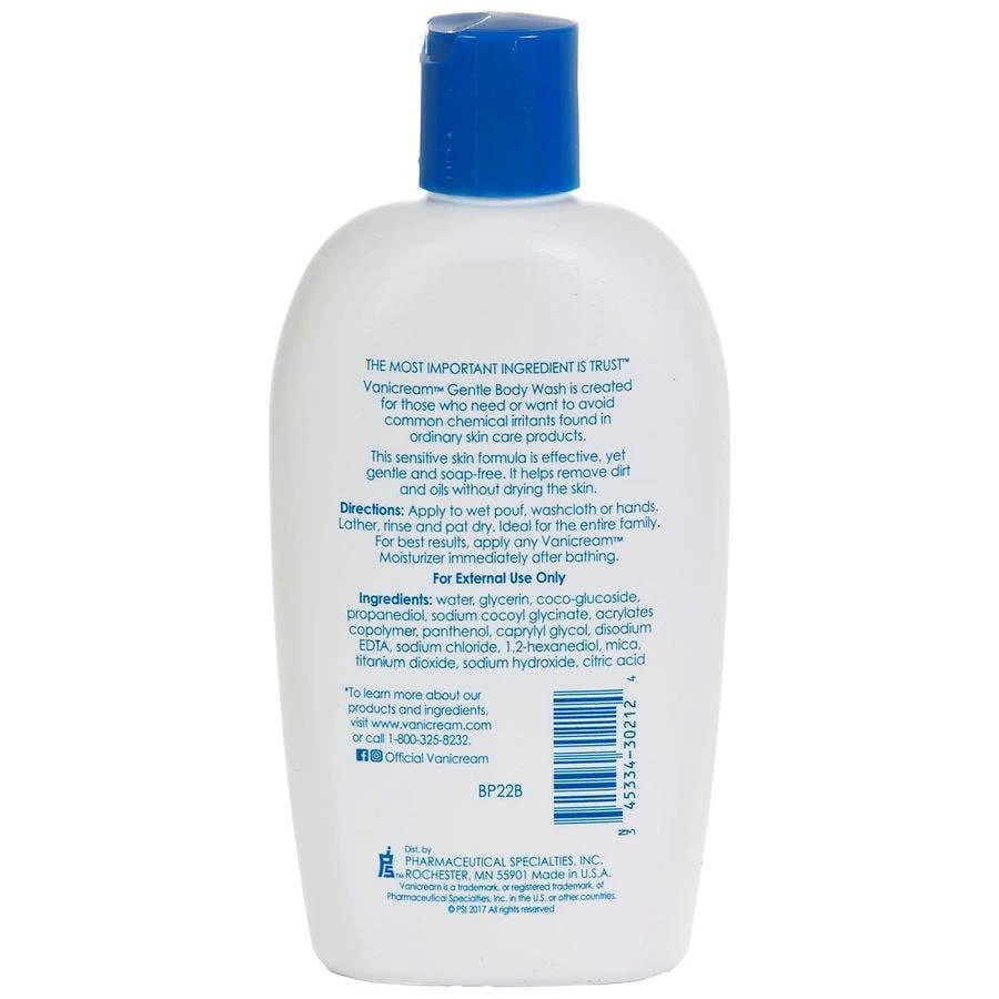 商品Vanicream|Gentle Body Wash for Sensitive Skin Fragrance-Free,价格¥89,第2张图片详细描述