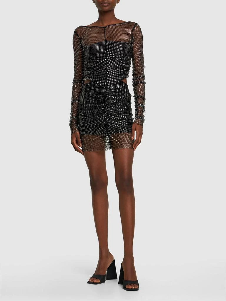 商品GIUSEPPE DI MORABITO|Embroidered Mesh Mini Dress,价格¥2516,第1张图片详细描述