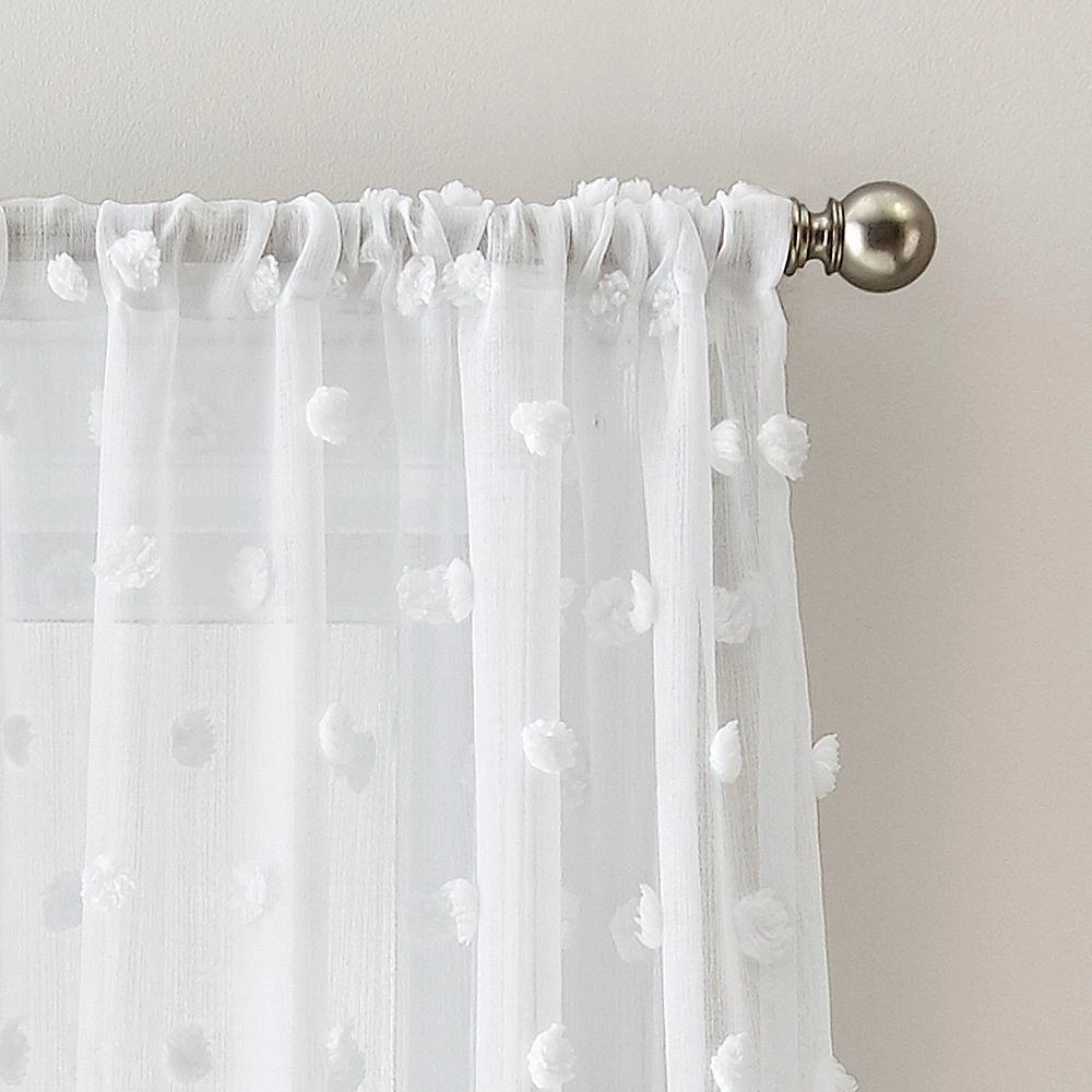 Ella Sheer Pole Top Panels, 96" 商品