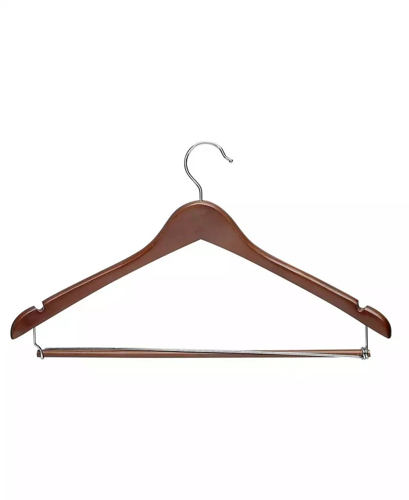 商品Honey Can Do|Contoured Cherry Suit Hangers, Set of 6,价格¥178,第1张图片