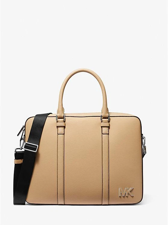 商品Michael Kors|Hudson Textured Leather Briefcase,价格¥1514,第1张图片