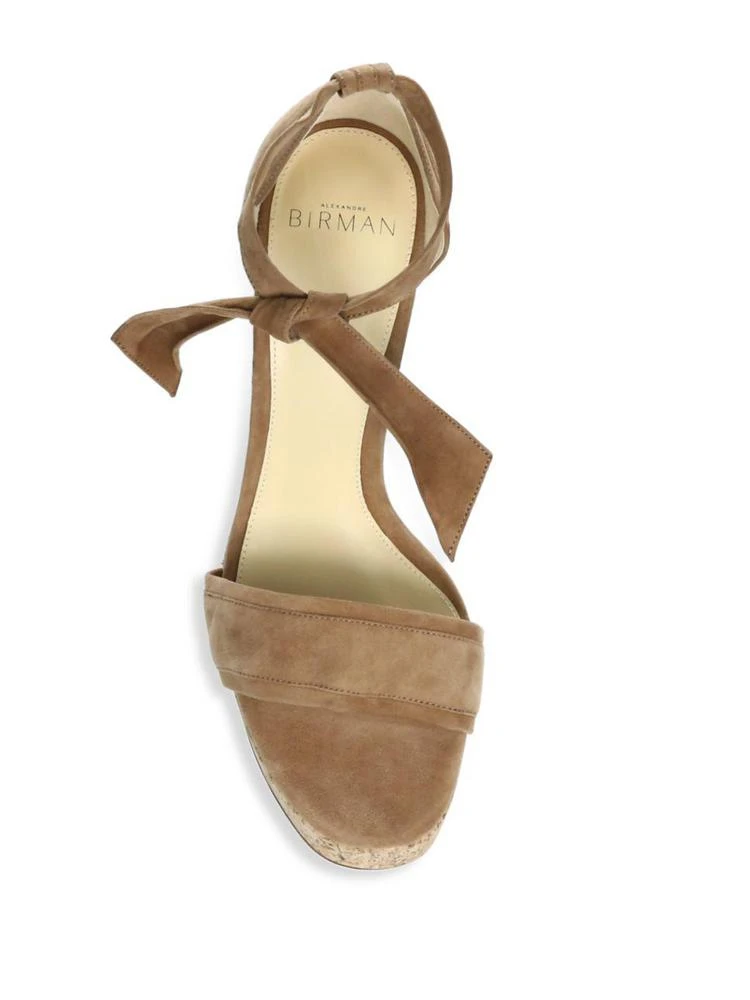 商品Alexandre Birman|Celine Suede Platform Sandals,价格¥1856,第4张图片详细描述
