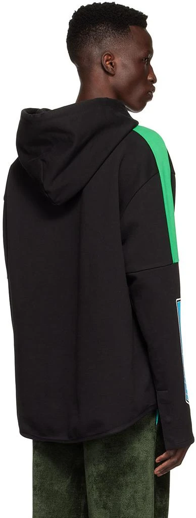 商品We11done|Black Cotton Hoodie,价格¥2209,第3张图片详细描述