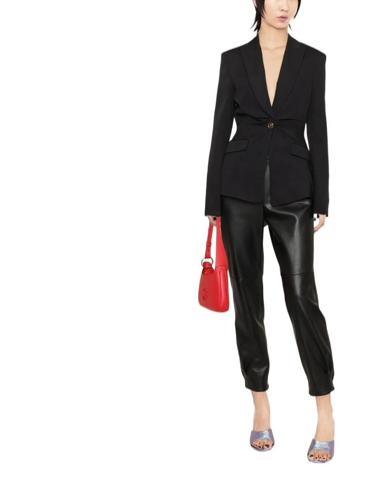 商品Versace|Versace women's black other materials blazer,价格¥18680,第2张图片详细描述