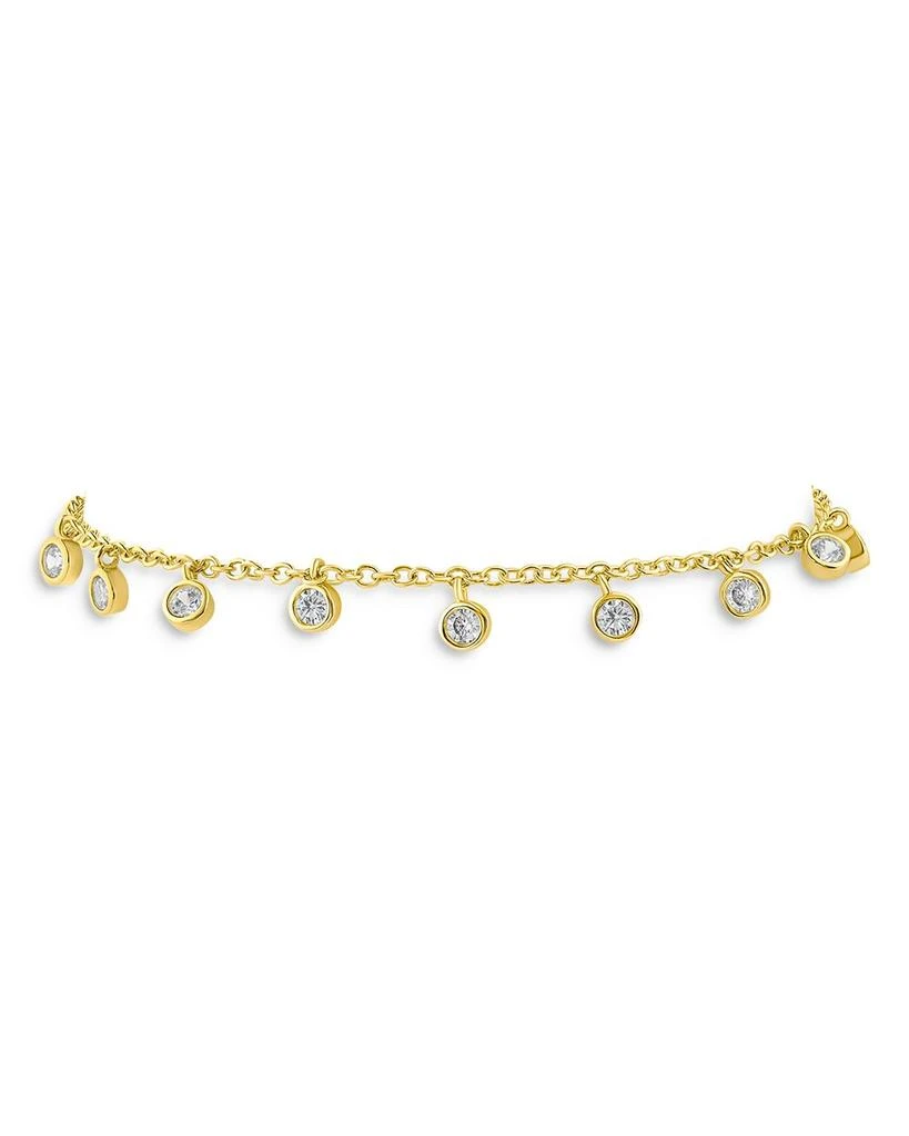 商品Kenneth Jay Lane|Cubic Zirconia Charm Bracelet in 14K Gold Plated,价格¥562,第1张图片