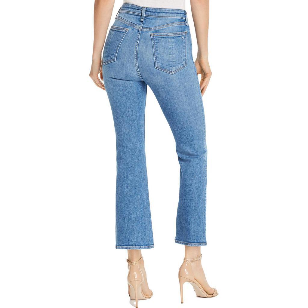商品Rag & Bone|Rag & Bone Womens Nina High Waist Cropped Flare Jeans,价格¥343-¥402,第4张图片详细描述
