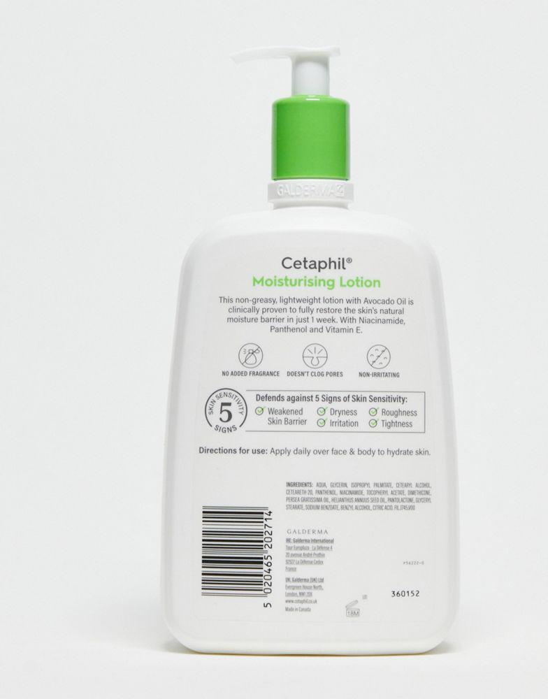 Cetaphil Moisturising Lotion for Face & Body Normal to Dry Sensitive Skin 1l商品第2张图片规格展示