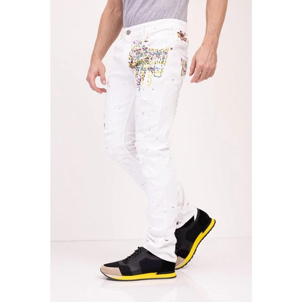 商品RON TOMSON|Men's Modern Embroidered Denim Jeans,价格¥1646,第5张图片详细描述