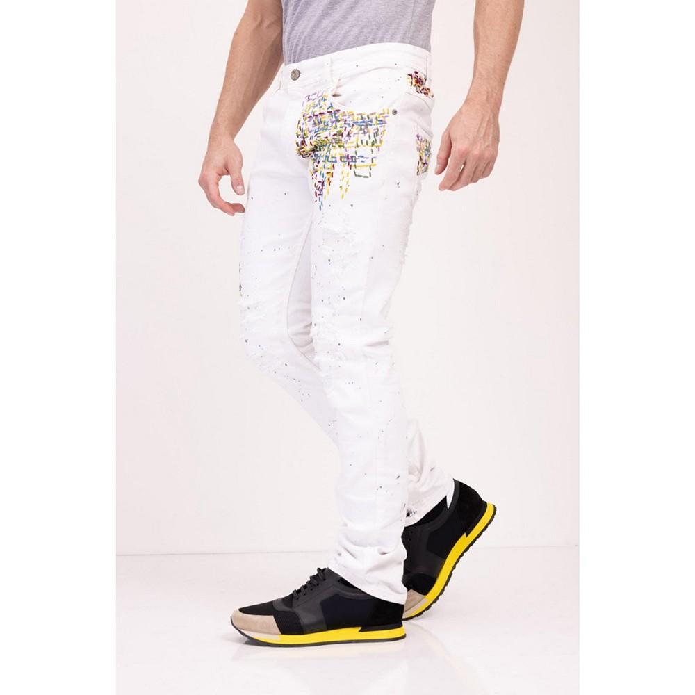 商品RON TOMSON|Men's Modern Embroidered Denim Jeans,价格¥1610,第7张图片详细描述