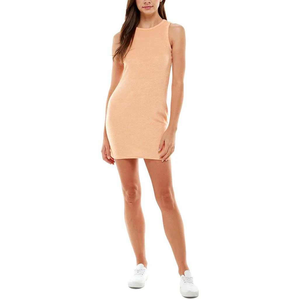 商品Planet Gold|Planet Gold Womens Juniors Terry Racerback Bodycon Dress,价格¥39,第1张图片