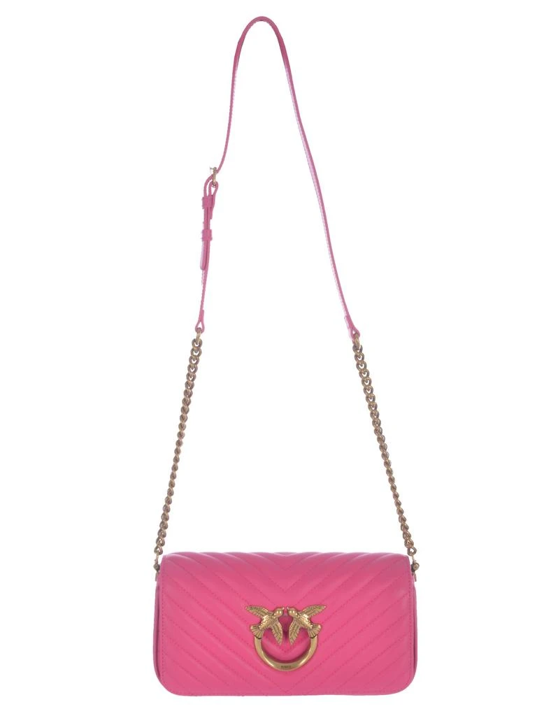 商品PINKO|Bag Pinko love Click Baguette Chevron In Nappa Leather,价格¥2360,第2张图片详细描述