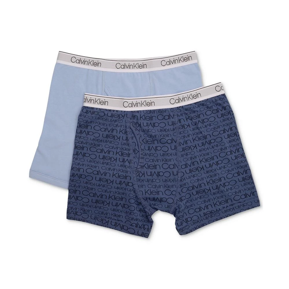 商品Calvin Klein|男童纯棉四角内裤2件装, 小童&大童,价格¥49,第1张图片