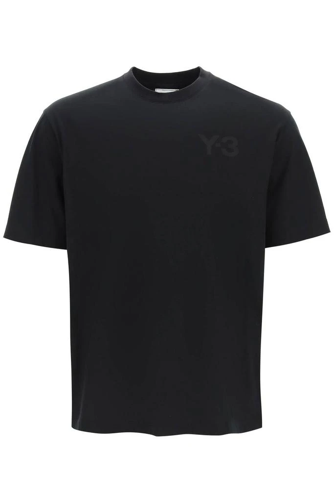 商品Y-3|LOGO COTTON SHORT-SLEEVED T-SHIRT,价格¥384,第1张图片