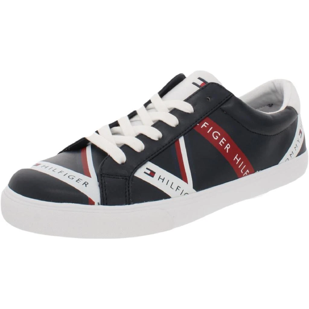 商品Tommy Hilfiger|Tommy Hilfiger Womens Lacen Faux Leather Low Top Casual and Fashion Sneakers,价格¥299,第3张图片详细描述