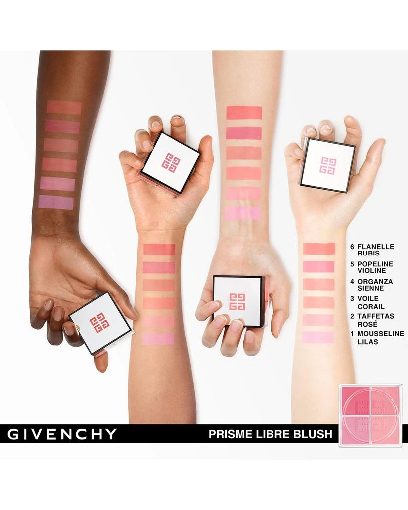 商品Givenchy|Prisme Libre Loose Powder Blush, 12h Radiance, 1.8 oz.,价格¥348,第2张图片详细描述