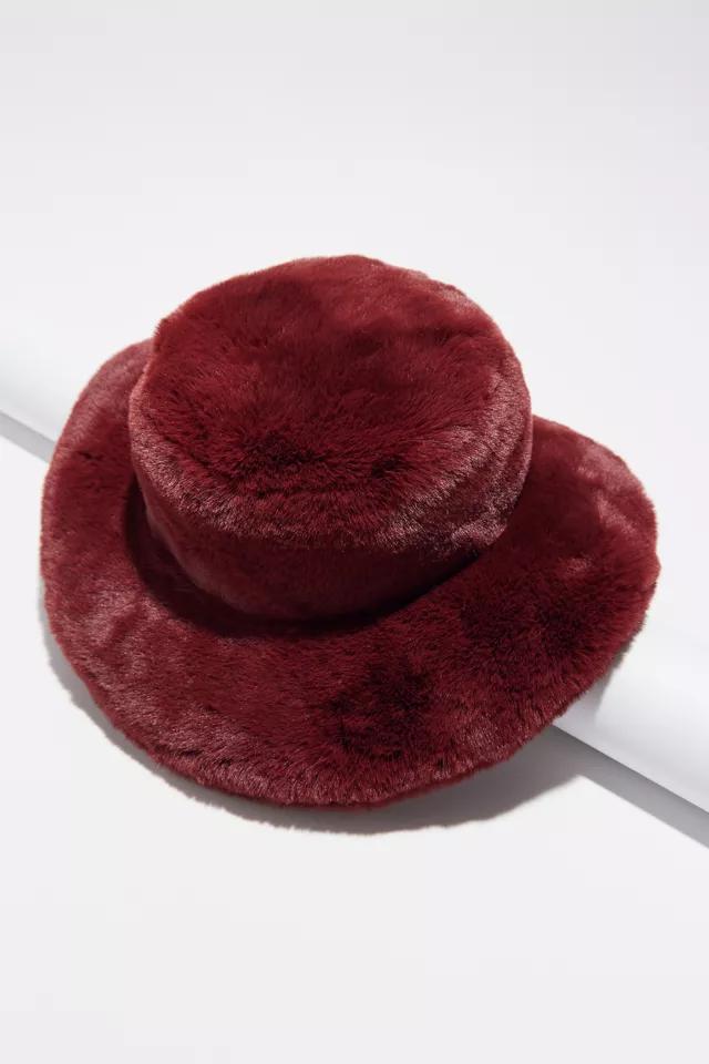 Celine Wide Faux Fur Bucket Hat商品第2张图片规格展示
