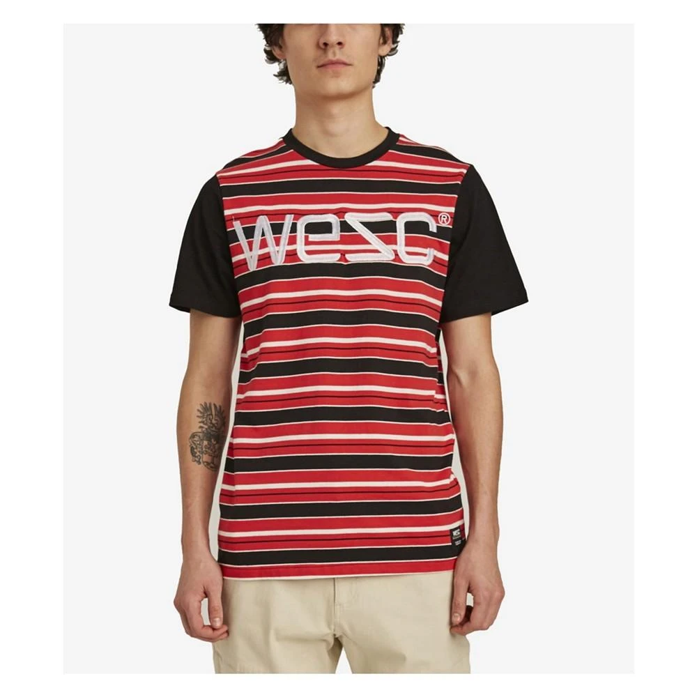 商品WeSC|WeSC Max Yarn Dye Multi Stripe T-Shirt,价格¥299,第4张图片详细描述