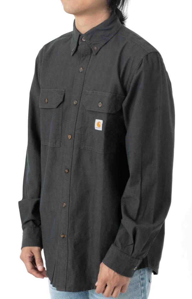 商品Carhartt|(104368) Original Fit Midweight L/S Button-Up Shirt - Black Chambray,价格¥352,第4张图片详细描述