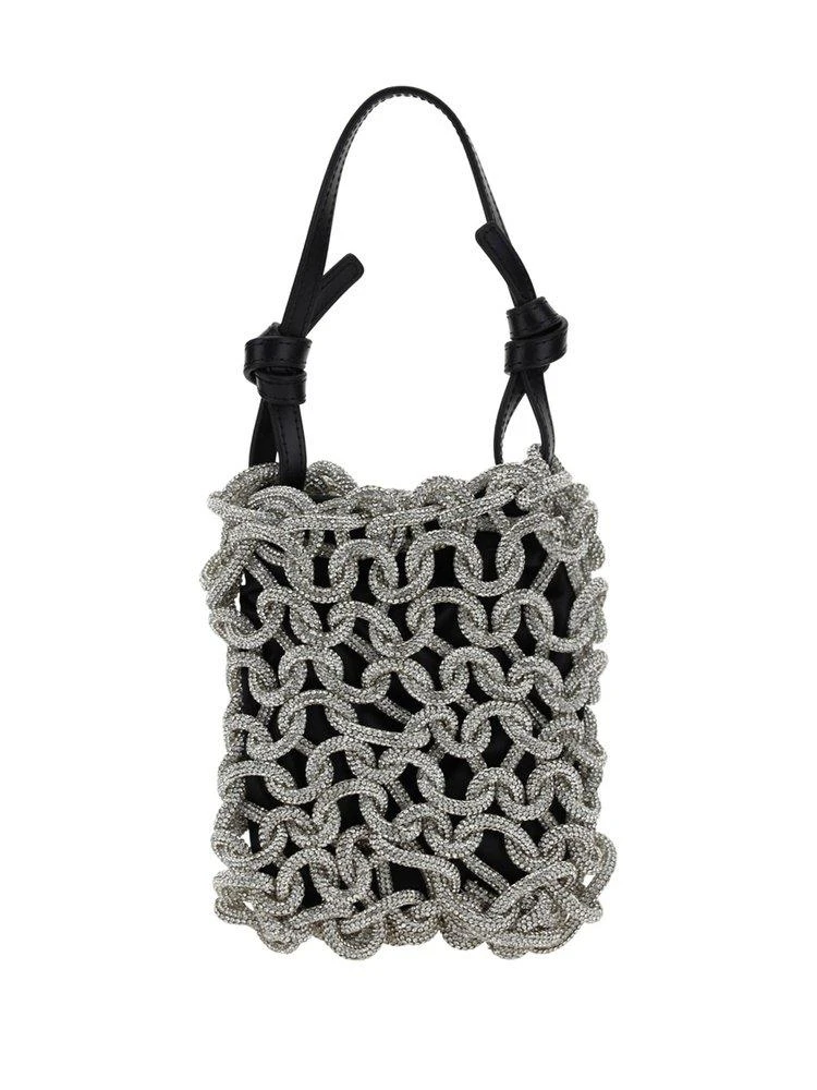 商品Staud|Staud Tini Crystal Knot Tote Bag,价格¥2369,第1张图片