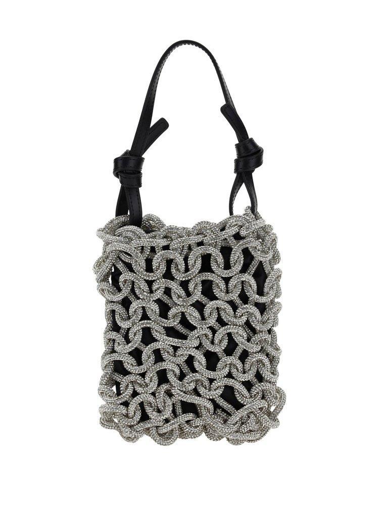 商品Staud|Staud Tini Crystal Knot Tote Bag,价格¥2320,第1张图片