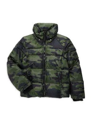 商品S13|Boy's Downhill Camo-Print Down-Blend Jacket,价格¥474,第3张图片详细描述